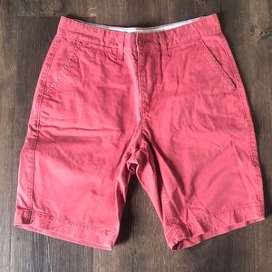 Men’s red shorts
